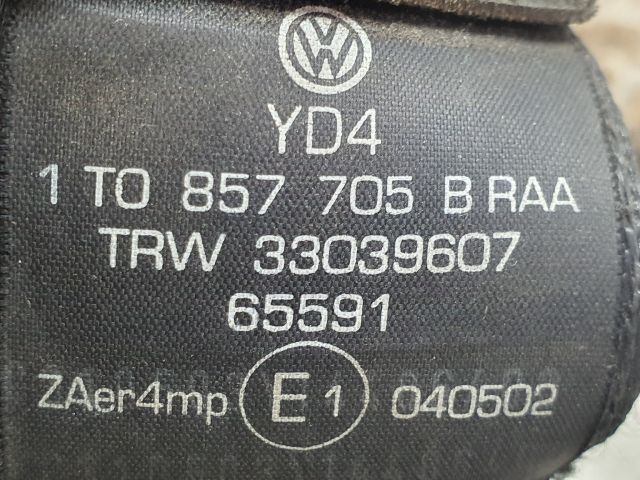bontott VW TOURAN Bal első Biztonsági Öv
