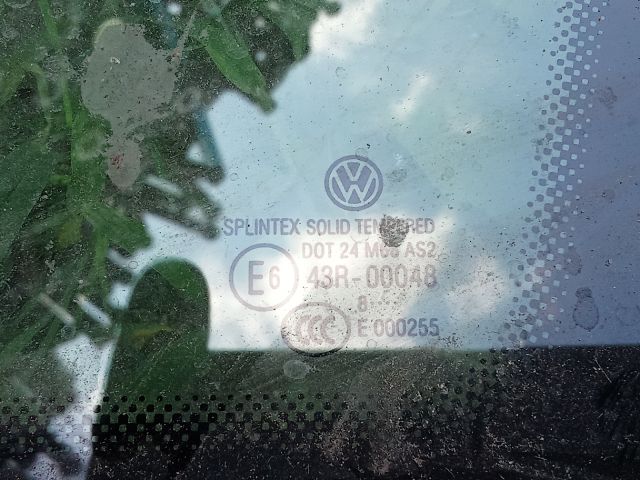 bontott VW TOURAN Bal első Fixüveg (Ajtóban)