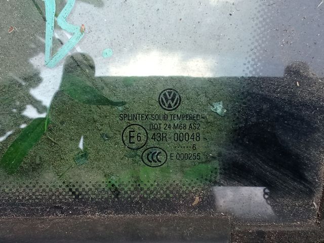 bontott VW TOURAN Bal első Fixüveg (Ajtóban)