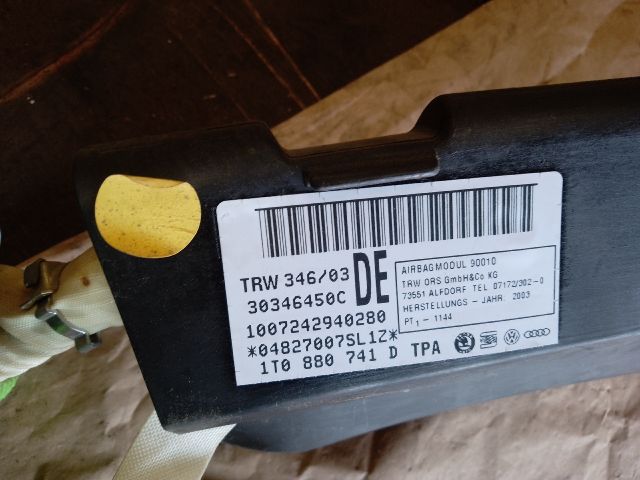 bontott VW TOURAN Bal első Függöny Légzsák