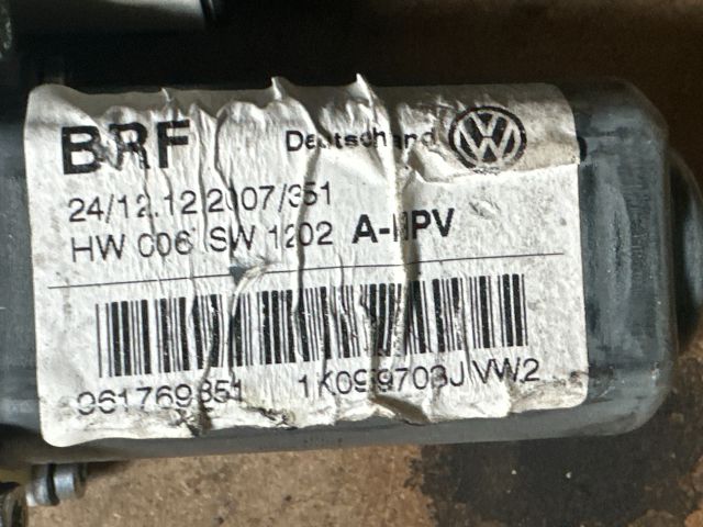 bontott VW TOURAN Bal hátsó Ablakemelő Motor