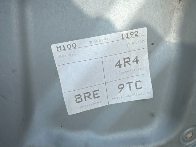 bontott VW TOURAN Bal hátsó Ablakemelő Szerkezet (Elektromos)