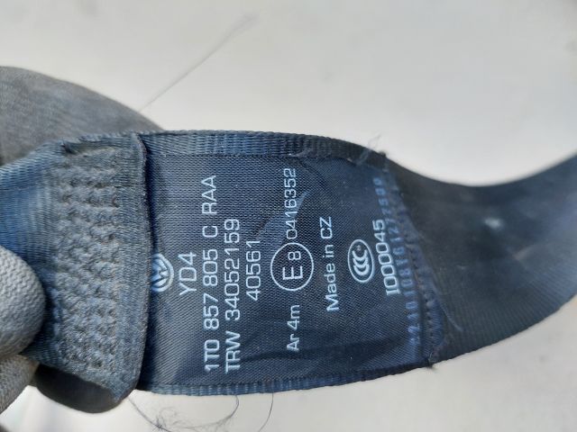 bontott VW TOURAN Bal hátsó Biztonsági Öv
