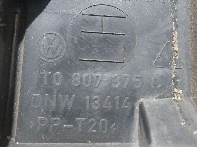 bontott VW TOURAN Bal hátsó Oldal Lökhárító Tartó (Műanyag)