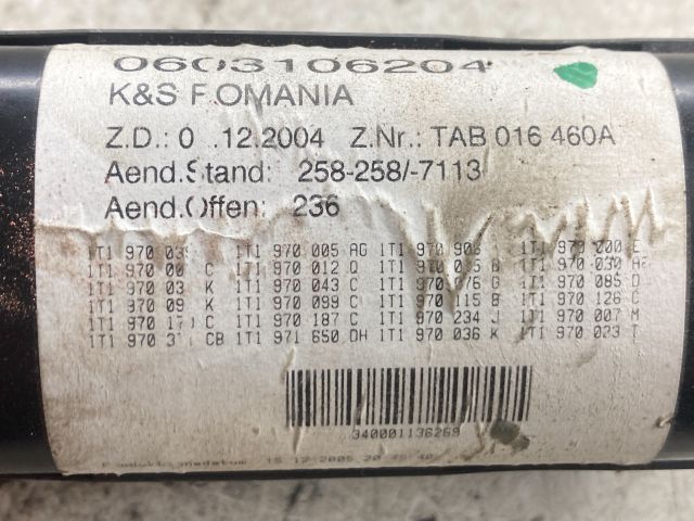 bontott VW TOURAN Biztosítéktábla Doboz