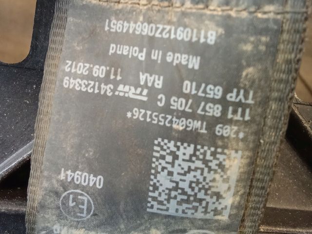 bontott VW TOURAN Első Biztonsági Öv Pár (Feszítővel)