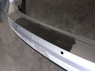 bontott VW TOURAN Hátsó Lökhárító (Üresen)