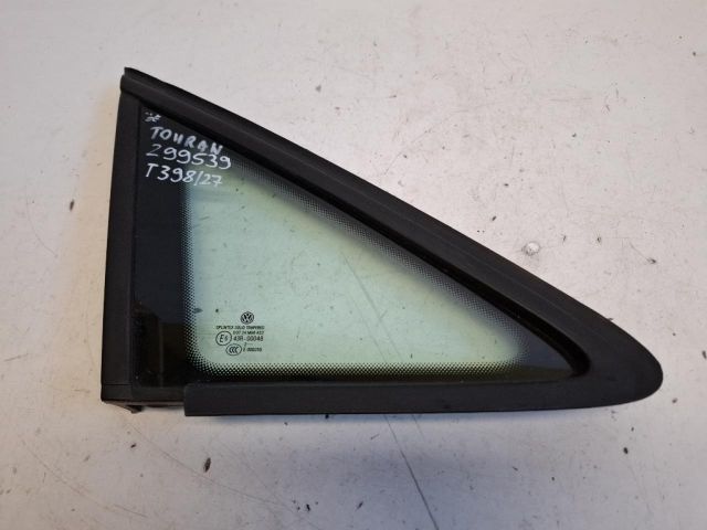 bontott VW TOURAN Jobb A Oszlop Oldalablak Üveg