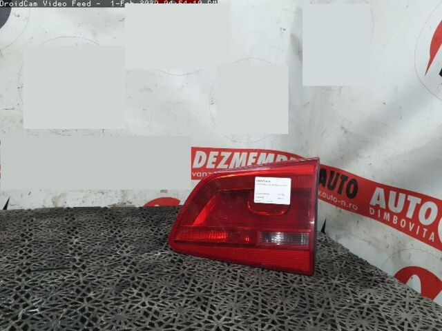 bontott VW TOURAN Jobb Belső Hátsó Lámpa