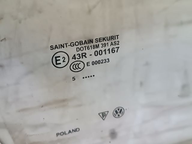 bontott VW TOURAN Jobb első Ablak