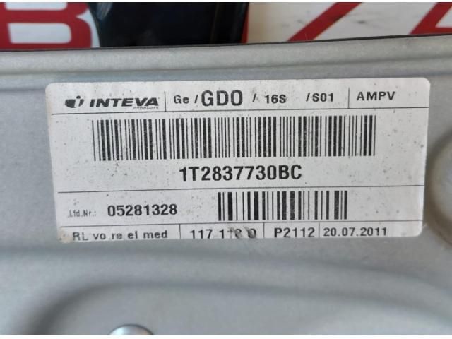 bontott VW TOURAN Jobb első Ablakemelő Szerkezet (Elektromos)