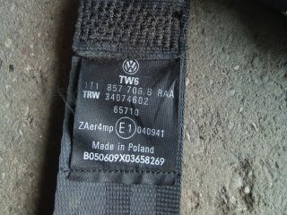 bontott VW TOURAN Jobb első Biztonsági Öv
