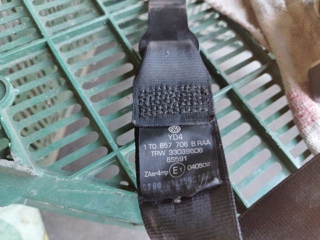 bontott VW TOURAN Jobb első Biztonsági Öv