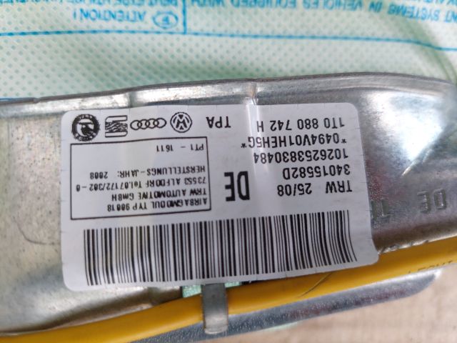 bontott VW TOURAN Jobb Függönylégzsák és Oldallégzsák