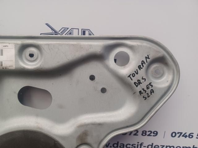 bontott VW TOURAN Jobb hátsó Ablakemelő Szerkezet (Elektromos)