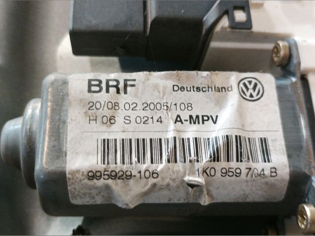bontott VW TOURAN Jobb hátsó Ablakemelő Szerkezet (Elektromos)