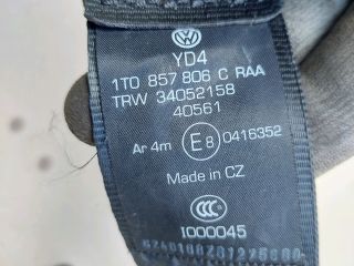 bontott VW TOURAN Jobb hátsó Biztonsági Öv