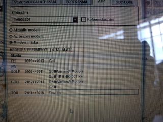 bontott VW TOURAN Jobb hátsó Oldal Ütközés Érzékelő