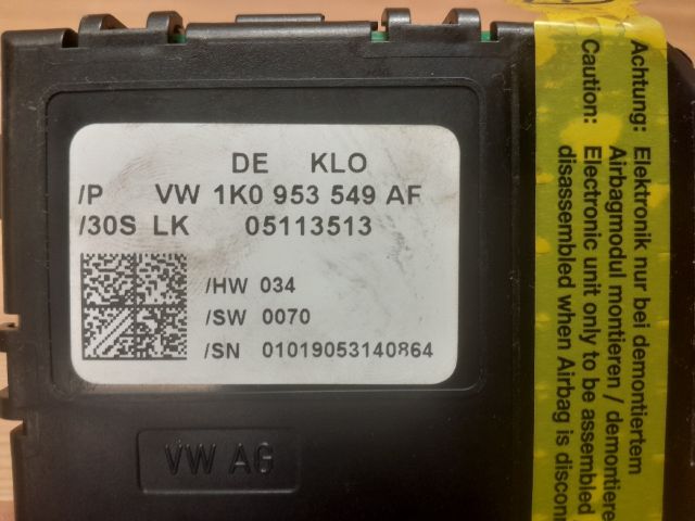 bontott VW TOURAN Kormányoszlop Vezérlő