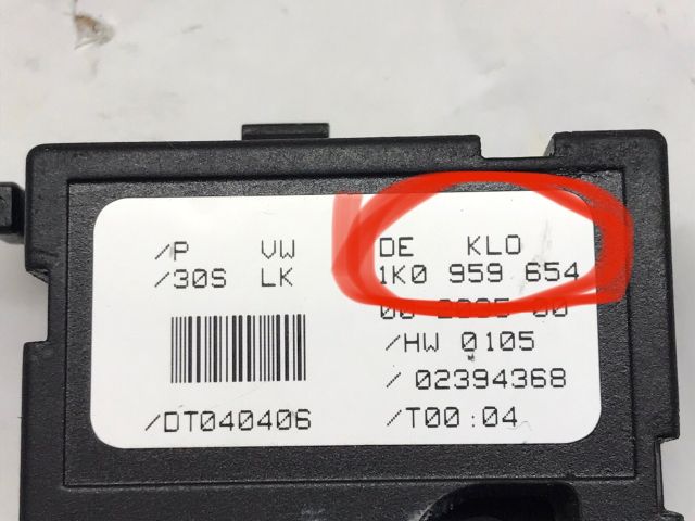 bontott VW TOURAN Kormányszög Jeladó