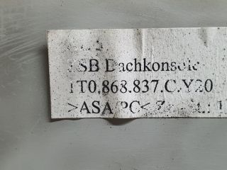 bontott VW TOURAN Középső Szemüvegtartó