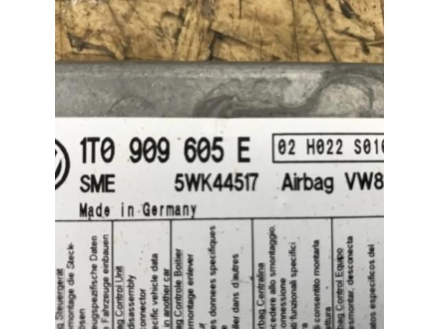 bontott VW TOURAN Légzsák Elektronika