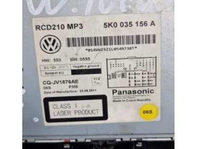 bontott VW TOURAN Rádió / CD