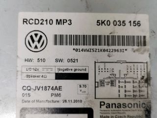bontott VW TOURAN Rádió / CD