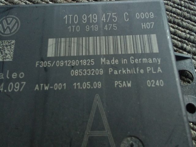 bontott VW TOURAN Tolatóradar Elektronika