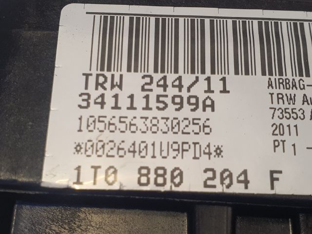 bontott VW TOURAN Utasoldali Légzsák