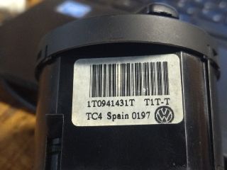 bontott VW TOURAN Világítás Kapcsoló