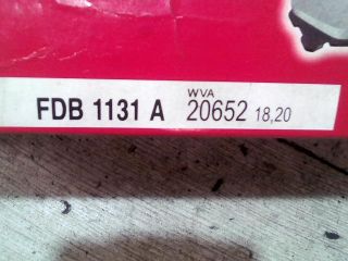 bontott VW TRANSPORTER Első Pár Fékbetét