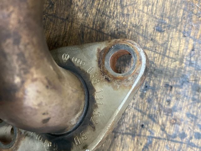 bontott VW TRANSPORTER EGR Hűtő Cső