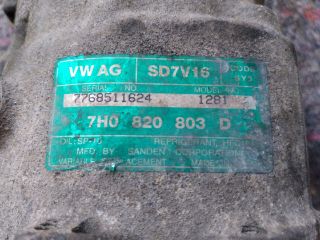 bontott VW TRANSPORTER Klímakompresszor