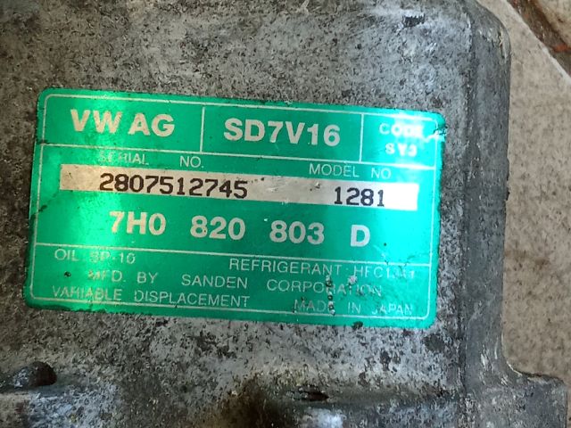 bontott VW TRANSPORTER Klímakompresszor