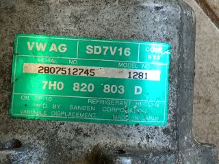 bontott VW TRANSPORTER Klímakompresszor