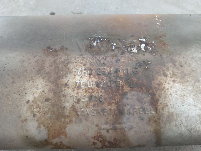 bontott VW TRANSPORTER Hátsó Kipufogó Dob