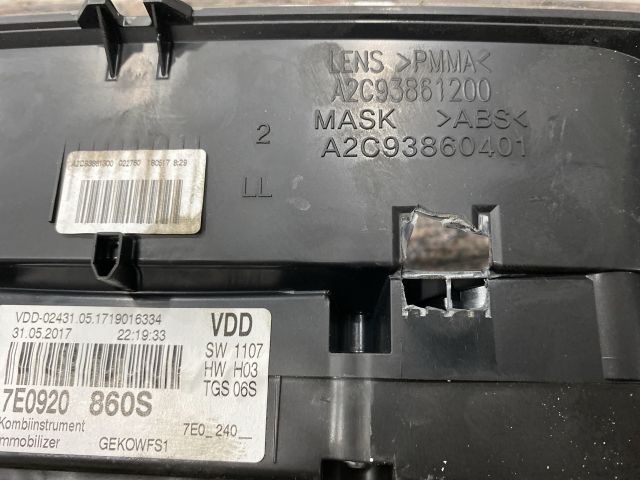 bontott VW TRANSPORTER Kilométeróra