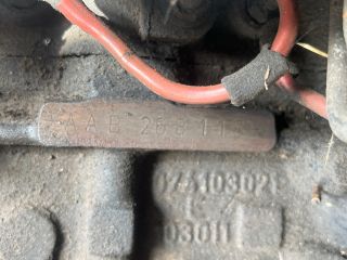 bontott VW TRANSPORTER Motor (Fűzött blokk hengerfejjel)