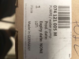 bontott VW TRANSPORTER Vízpumpa