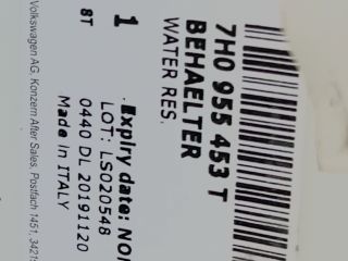 bontott VW TRANSPORTER Ablakmosó Tartály