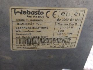 bontott VW TRANSPORTER Állófűtés (Részeivel)