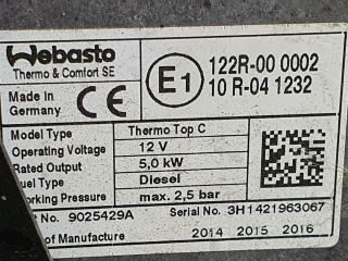 bontott VW TRANSPORTER Állófűtés (Részeivel)