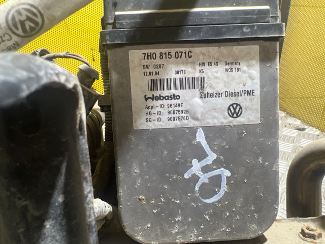 bontott VW TRANSPORTER Állófűtés (Részeivel)