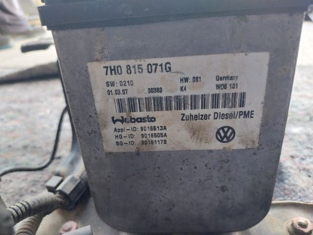 bontott VW TRANSPORTER Állófűtés (Részeivel)