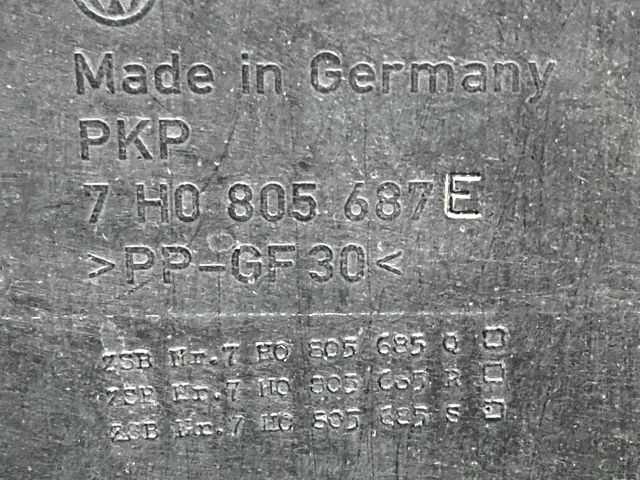 bontott VW TRANSPORTER Alsó Motorburkolat