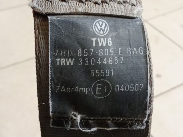 bontott VW TRANSPORTER Bal első Biztonsági Öv Csat