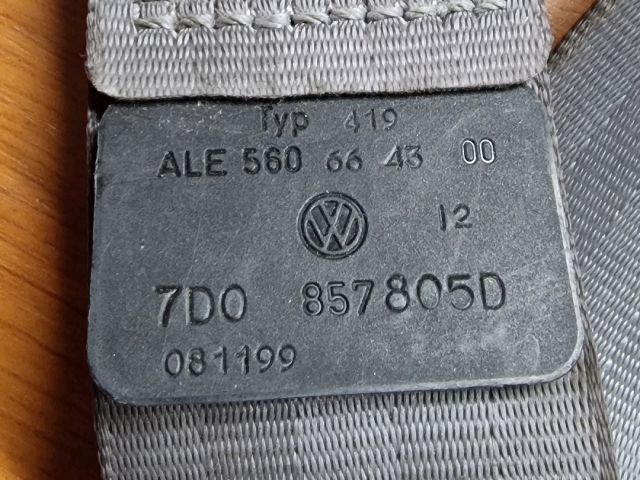 bontott VW TRANSPORTER Bal első Biztonsági Öv