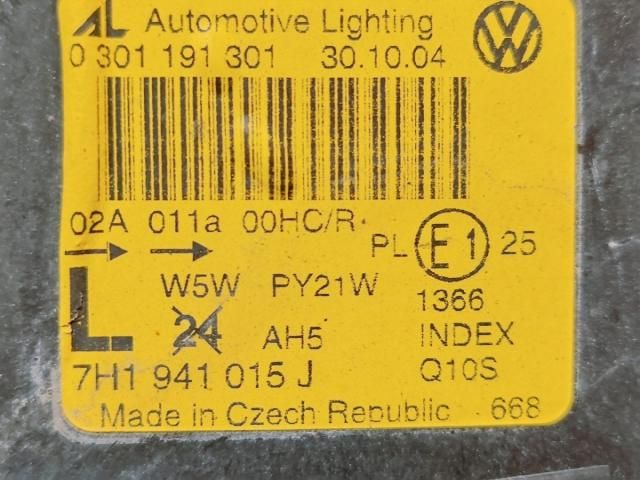 bontott VW TRANSPORTER Bal Fényszóró