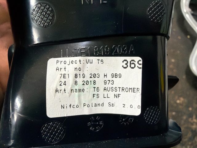 bontott VW TRANSPORTER Bal Szellőző